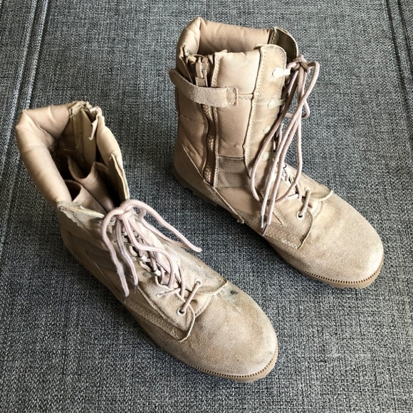 Ameritac Other - Men's Ameritac Side Zip Suede Leather Combat Boots